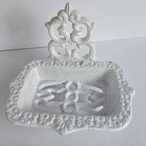 Cast Iron Victorian Style Soap Dish Business Card Holder